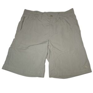 The North Face Men’s Olive Nylon Hiking Khaki Shorts Size 32